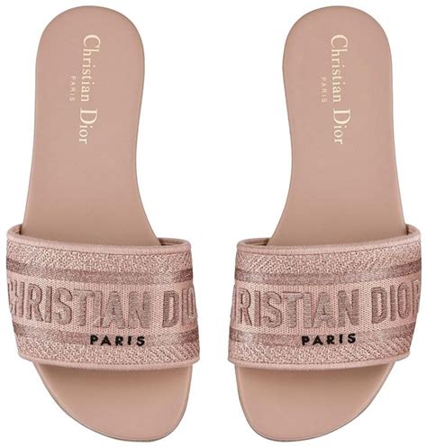 dior sandalen pink|flat Dior sandals women.